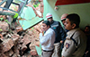 DC Mullai Muhilan, Speaker U T Khader visit Madani Nagar tragedy site